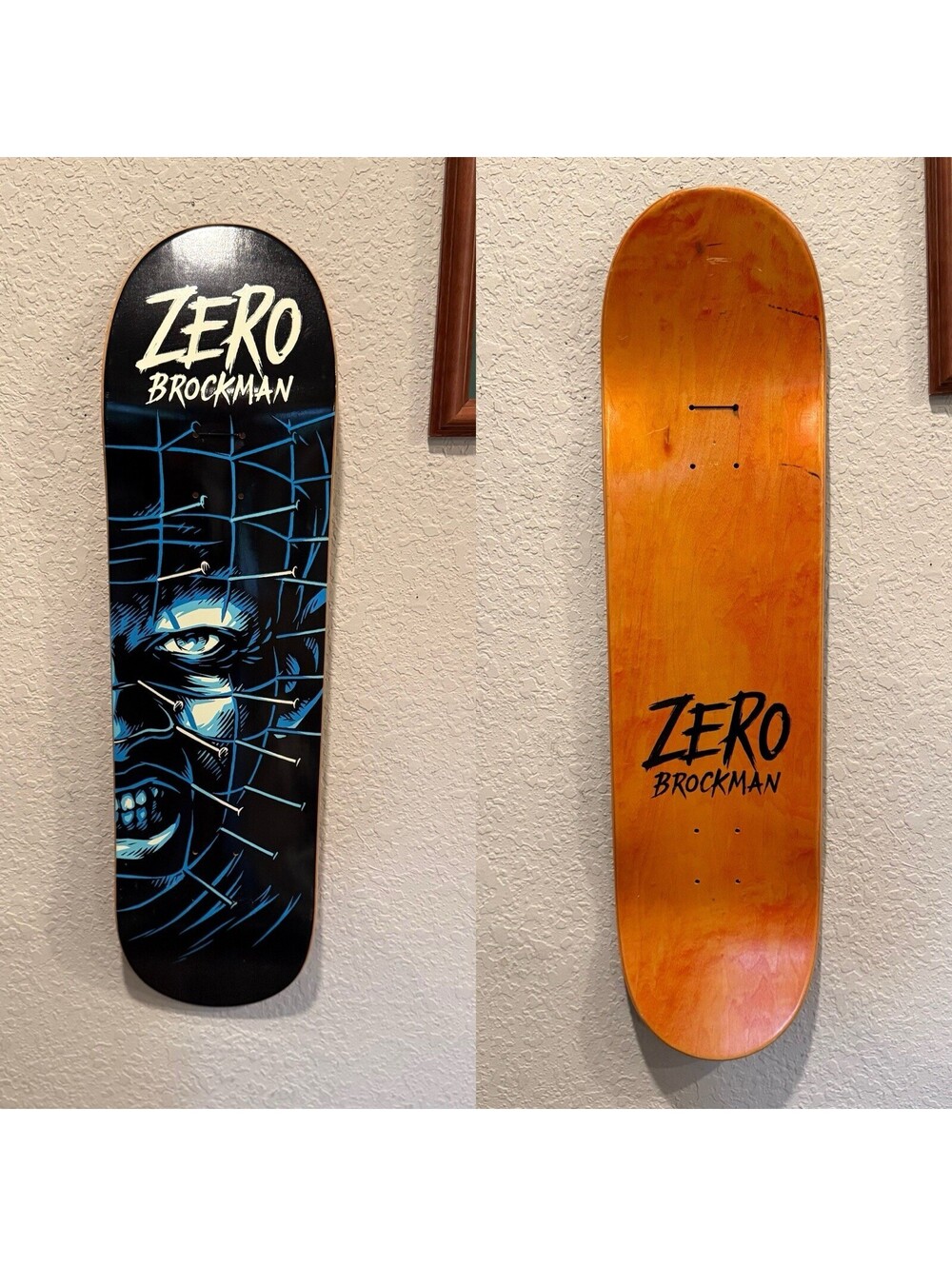 Zero Brockman Fright Night Deck Pinhead Hellraiser Skateboard Deck 2023 8.25 New